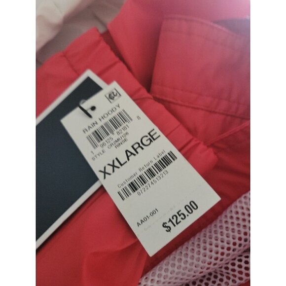 Club Room Men's Rubberized Rain Hoodie/Windbreaker. New With Tags $125. XXL. - Picture 5 of 5